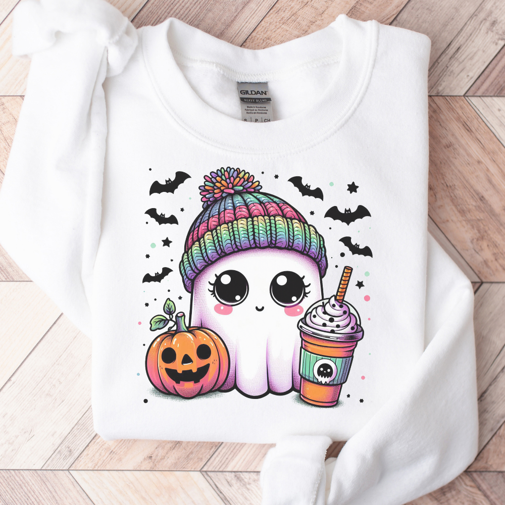 Cute Ghost Pixie | Halloween Sweatshirt