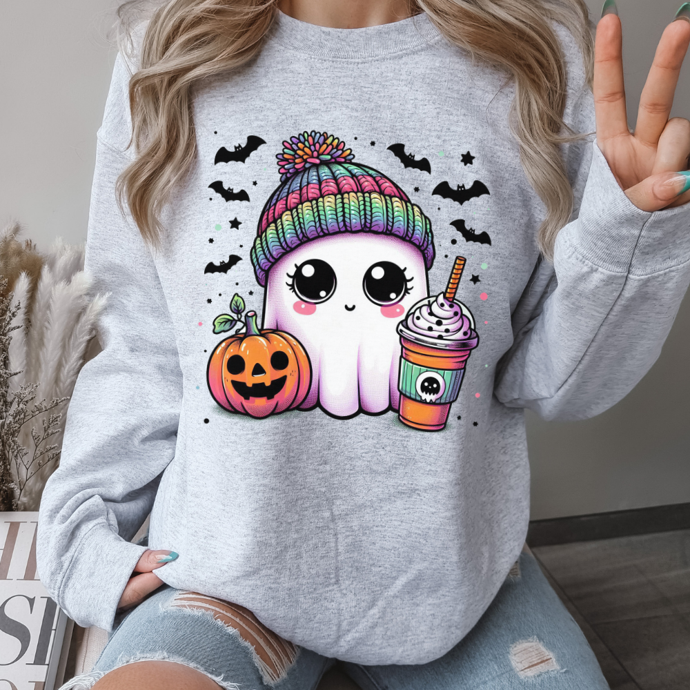 Cute Ghost Pixie | Halloween Sweatshirt