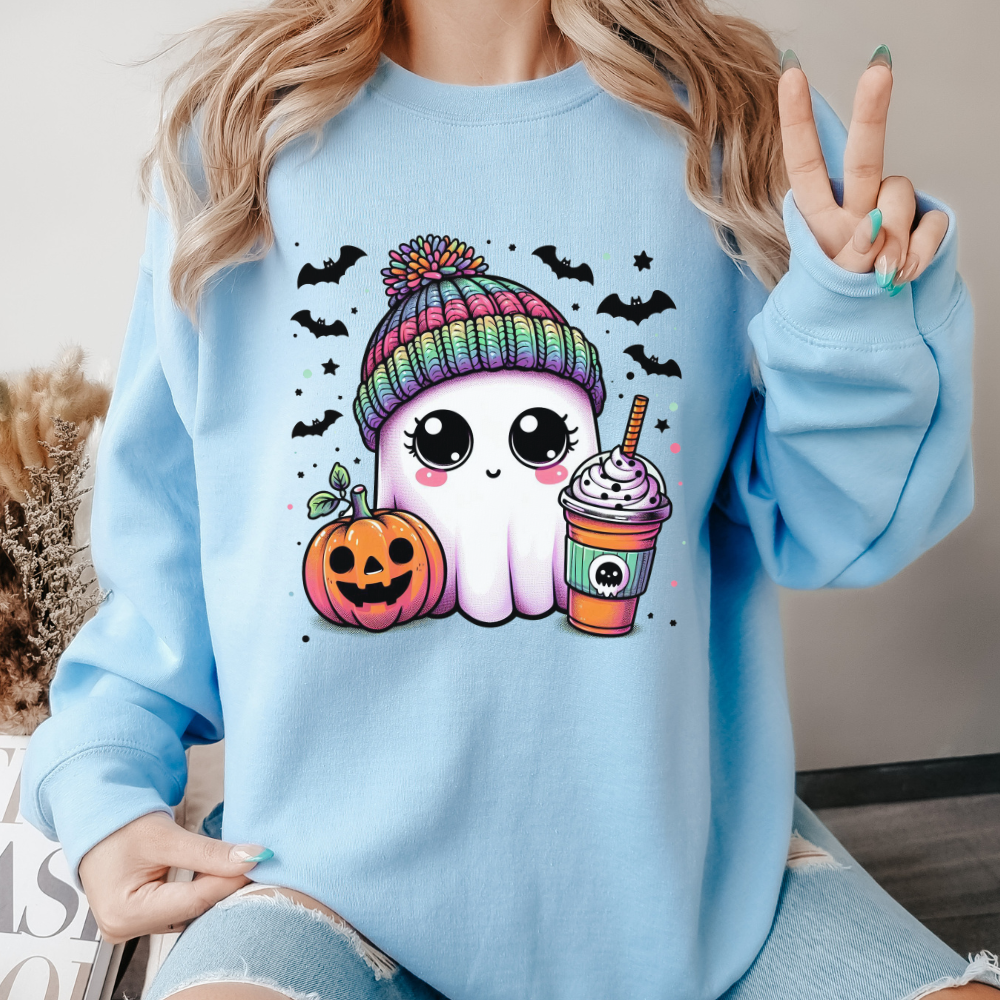 Cute Ghost Pixie | Halloween Sweatshirt