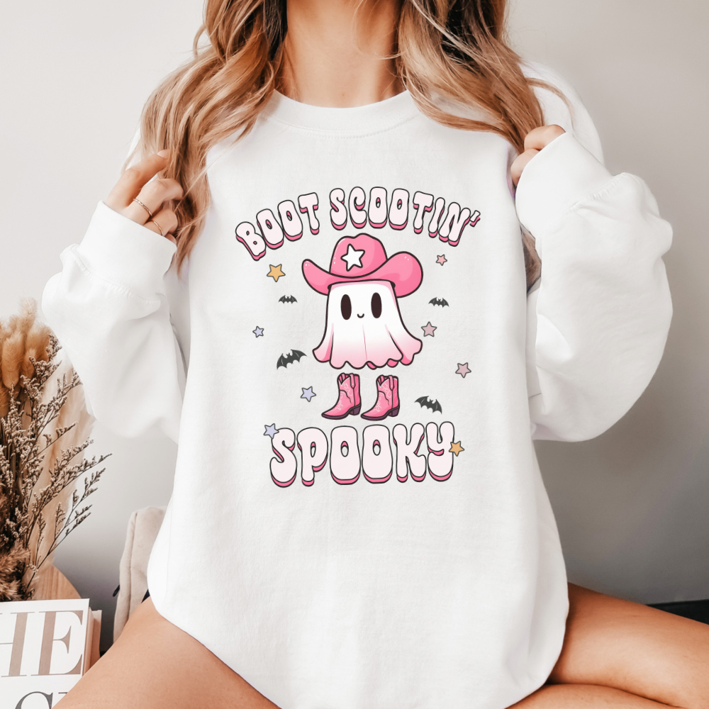 Boot Scootin Ghost Sweatshirt