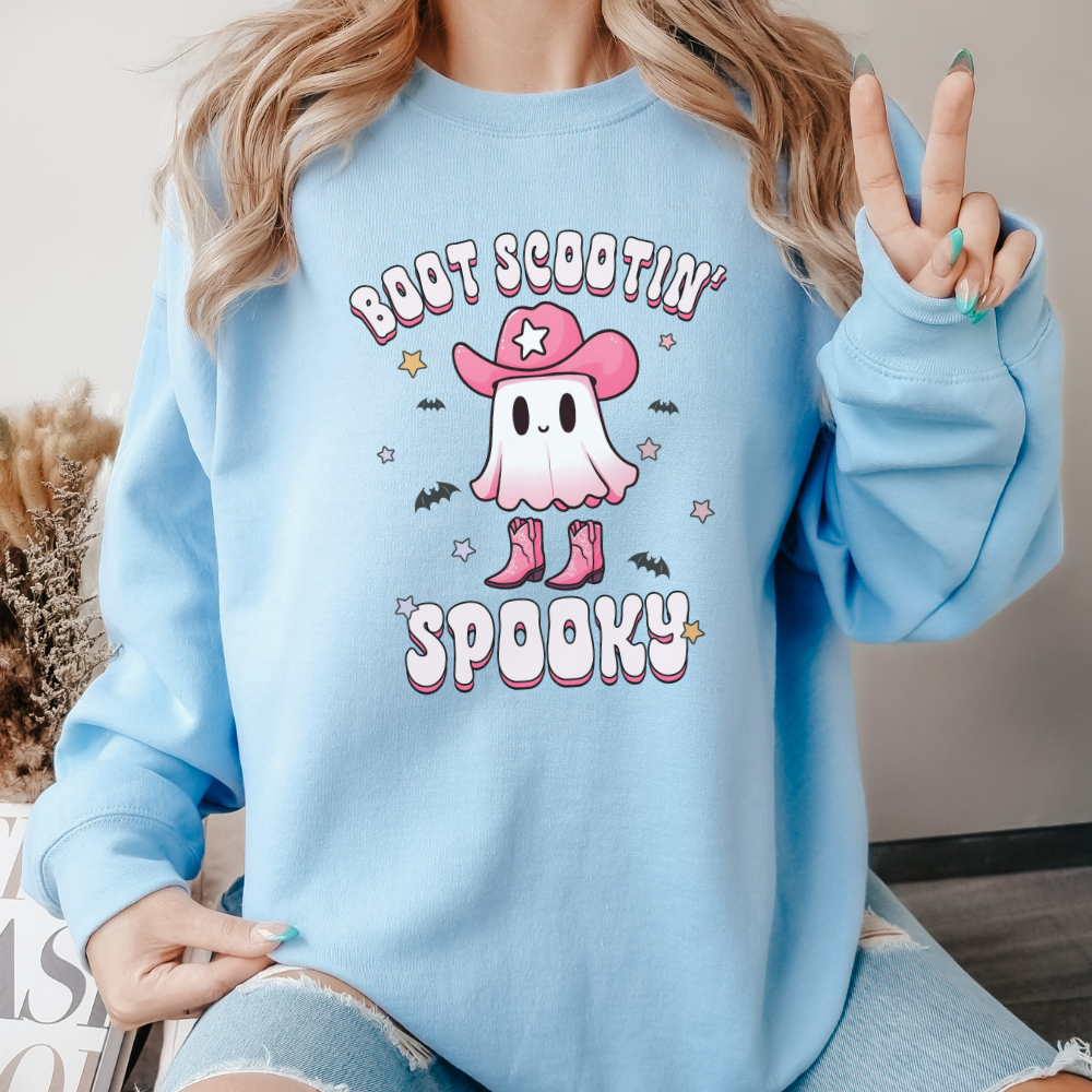 Boot Scootin Ghost Sweatshirt