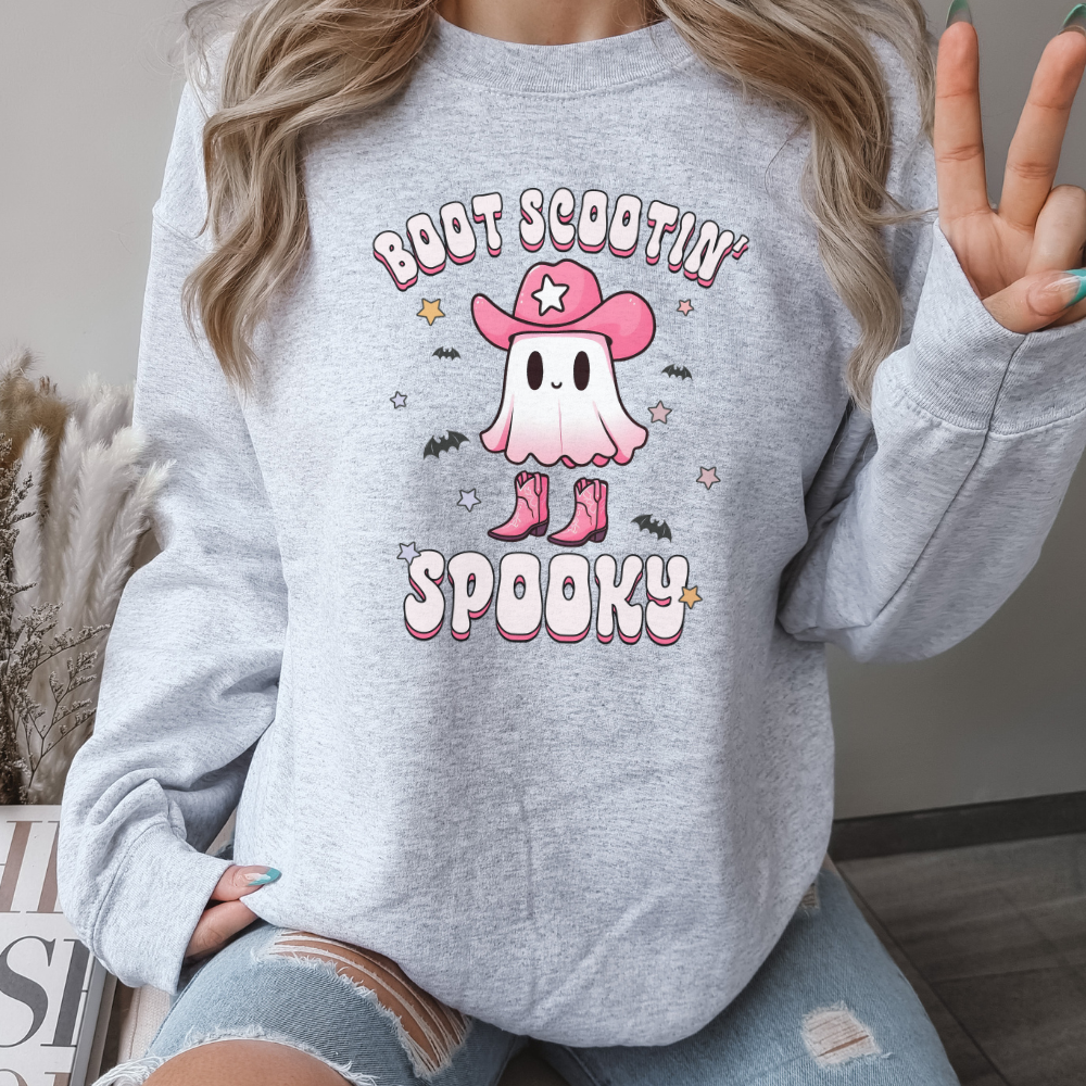 Boot Scootin Ghost Sweatshirt